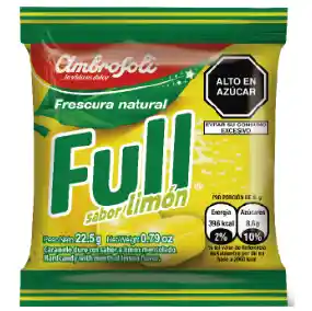 Caramelos Full Limón Bolsa 22.5g
