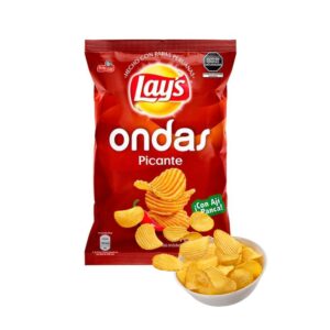 Papas Lays Ondas Picante 37g