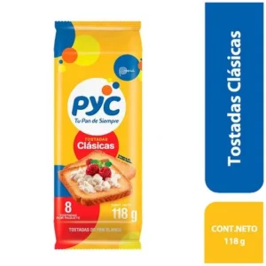 Tostadas PYC Clásicas Paquete 118g