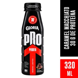 Bebida Láctea Gloria Pro Power Sabor Caramel Macchiato Botella 320ml