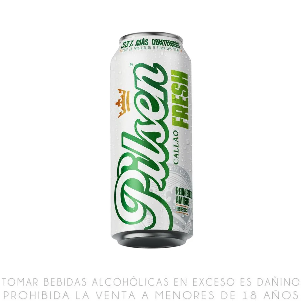 Cerveza Pilsen Callao Fresh Lata 473ml