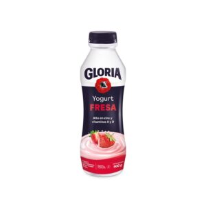 Yogurt Gloria Fresa Botella 500 g