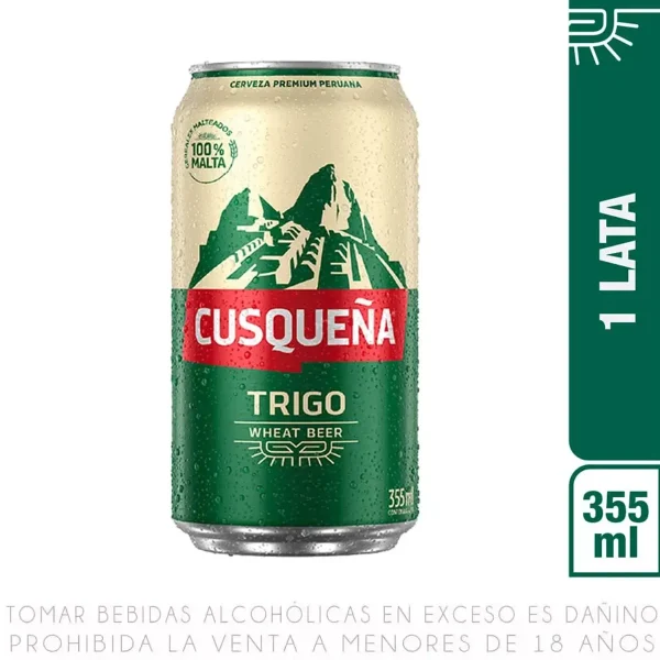 Cerveza Cusqueña Trigo Lata 355ml