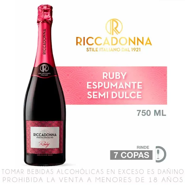 Espumante Riccadonna Ruby 750ml