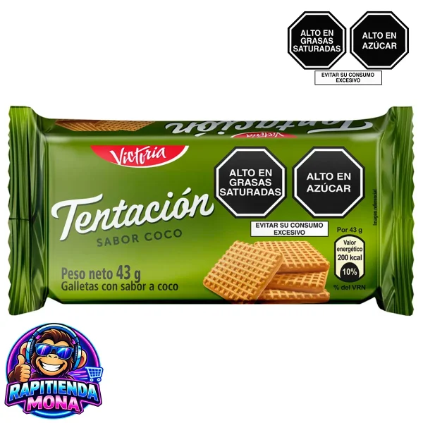 Galleta Tentación Coco 43g
