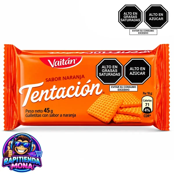 Galleta Tentación Naranja 43g