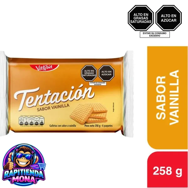 Pack x6 Tentación Vainilla 258g