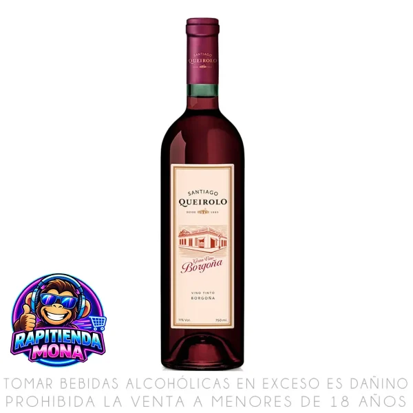 Vino Santiago Queirolo Gran Borgoña 750ml