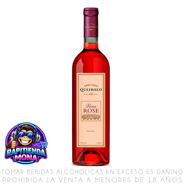 Vino Santiago Queirolo Rose 750ml